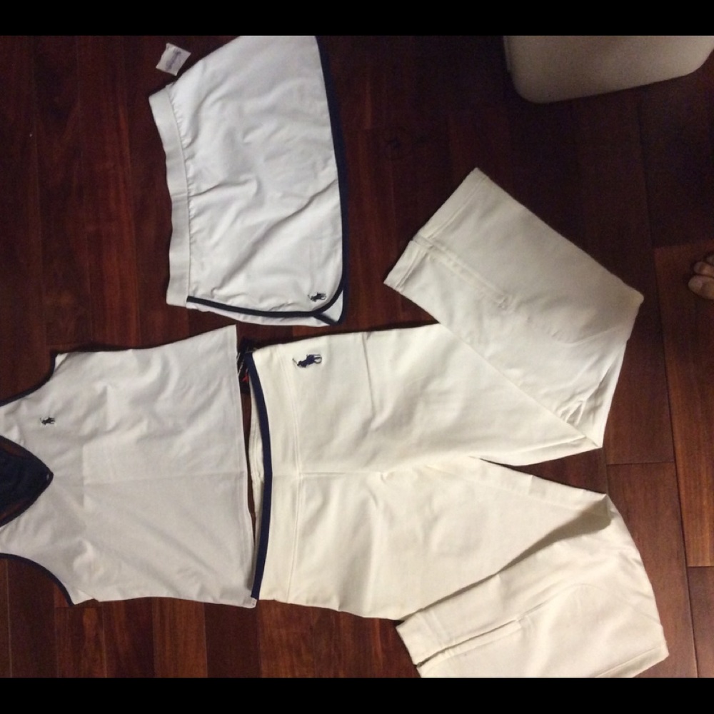 Polo Ralph Lauren Women Set of 3 top, skirt, pants